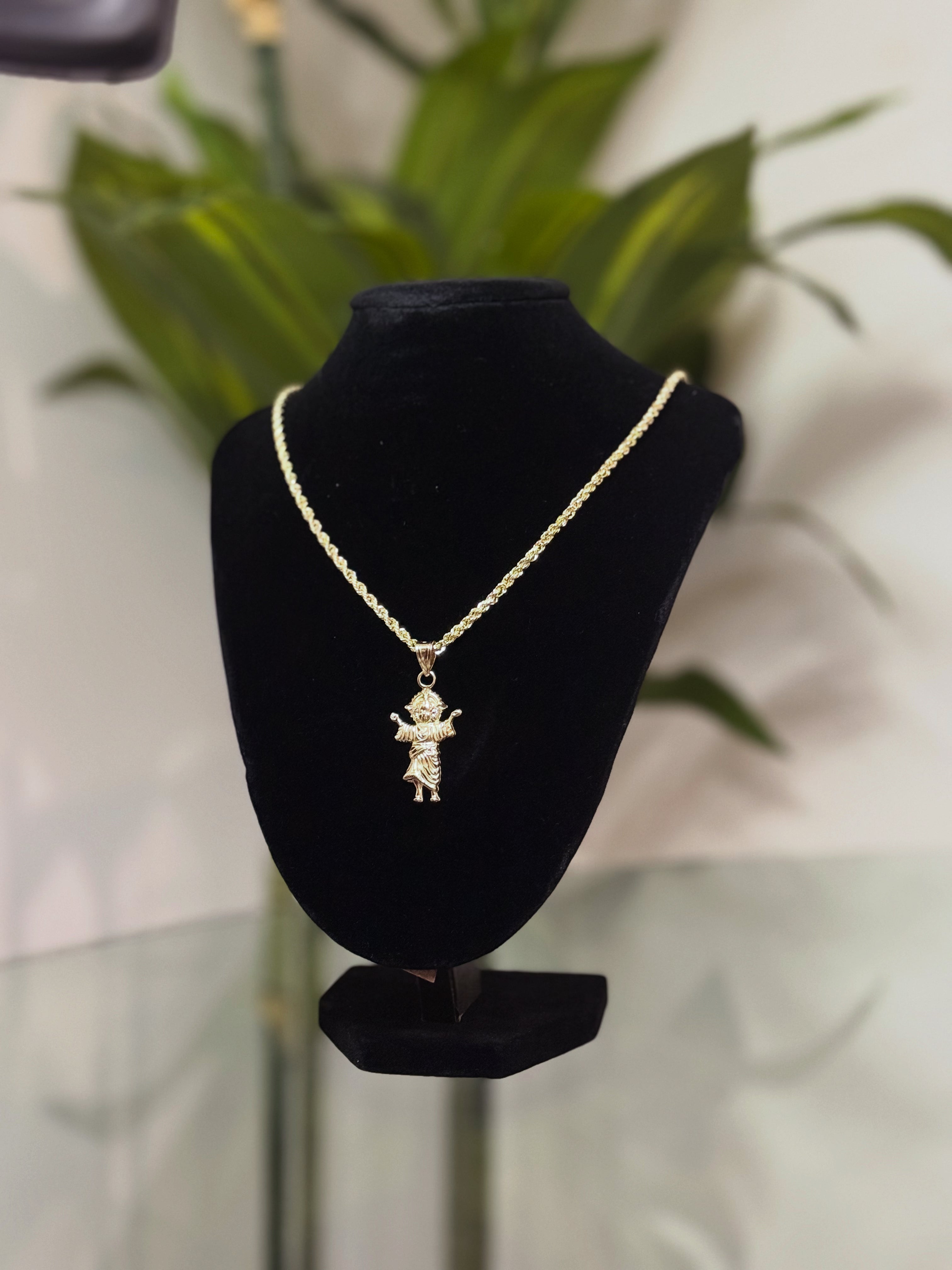 Rope chain 14k gold